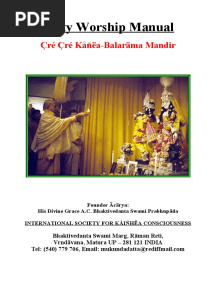 Deity Worship Manual Krsna Balarama