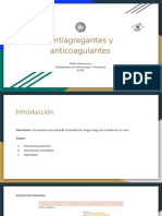 Antiagregantes y Anticoagulantes