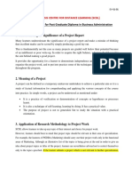 PGDBA-Project Report Guideline
