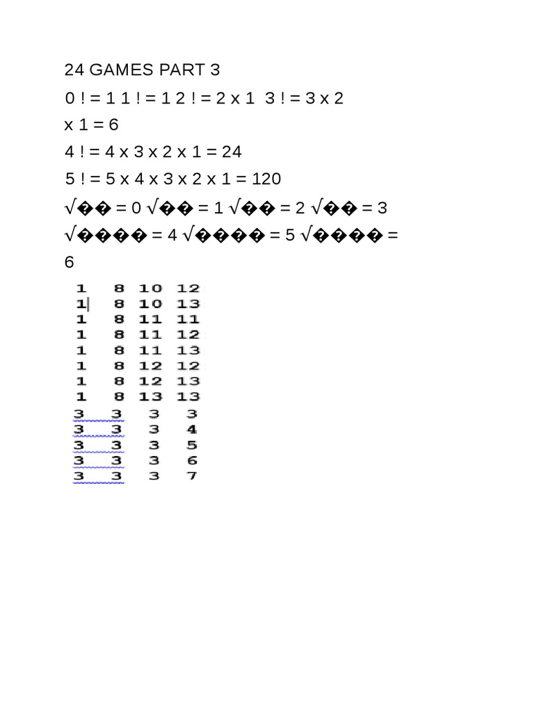 Factorials and Square Roots Explained | PDF