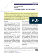 Prenatal Diagnosis of Placenta Percreta With Ultrasound