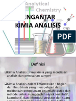 Pengantar Kimia Analisis