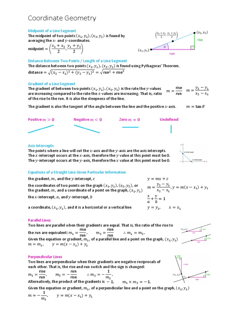 Coordinate Geometry | PDF