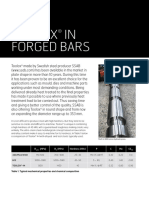 Toolox in Forged Bars: R (Mpa) R (Mpa) Hardness (HRC) P C Mo Ce