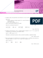 Geometria - Vetores e Equação Vetorial Da Reta (10.º Ano) - Itens de Provas Nacionais - Enunciados