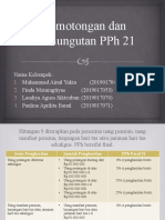 Pemotongan Dan Pemungutan PPH 21 KELOMPOK 8