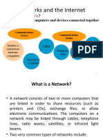 Networks and The Internet: Network