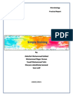 Simple Staining: Practical Report Microbiology University of Kirkuk