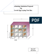 100% Technology Imitation Proposal On Three Levels Egg Laying Nest Box