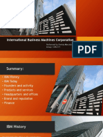 International Business Machines Corporation: Performed by Pantea Marcela Group: CON-171