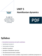 Hamiltonian Dynamics: Generalized Momentum and Cyclical Coordinates