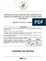 NAED 2017 Caderno de Prova