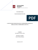 A Gestão de Recursos Humanos, o Desempenho Individual e o Compromisso Afectivo: Um Estudo Empírico numa Empresa Bancária