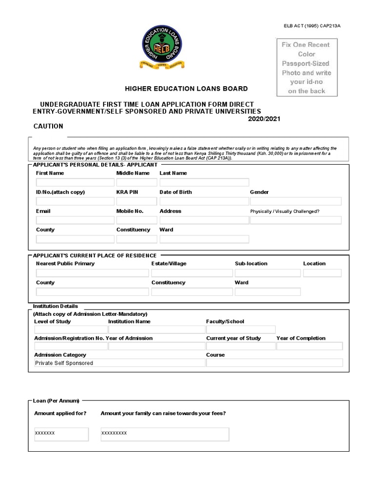 APPLICATION FOR HELB LOAN 2025 PDF DOWNLOAD visual data 2