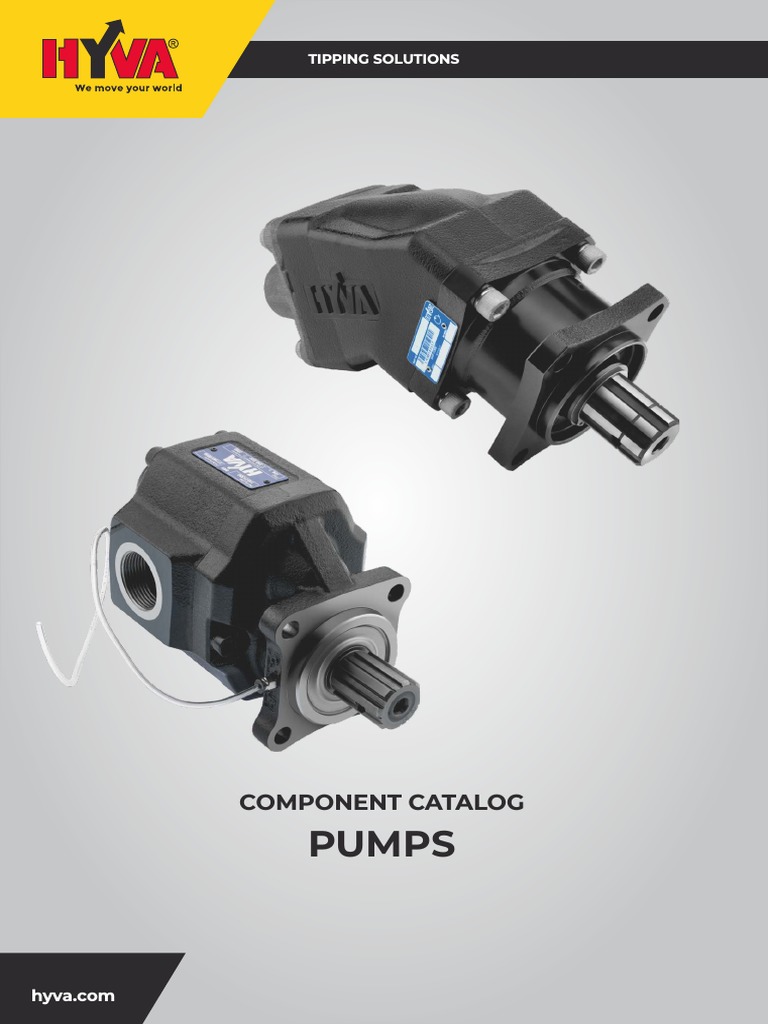 Hyva Hydraulic Pumps Catalog | PDF | Pump | Piston