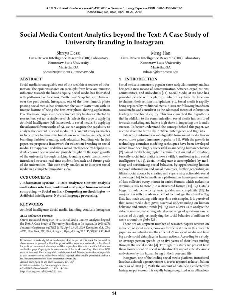 Social Media Content Analytics Beyond The Text - A Case Study of ...