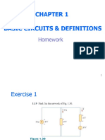 Basic Circuits & Definitions: Homework