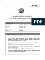 Soal Ski Ma Keagamaan-Utama