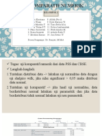 Kelompok 1. Uji Komparatif Numerik