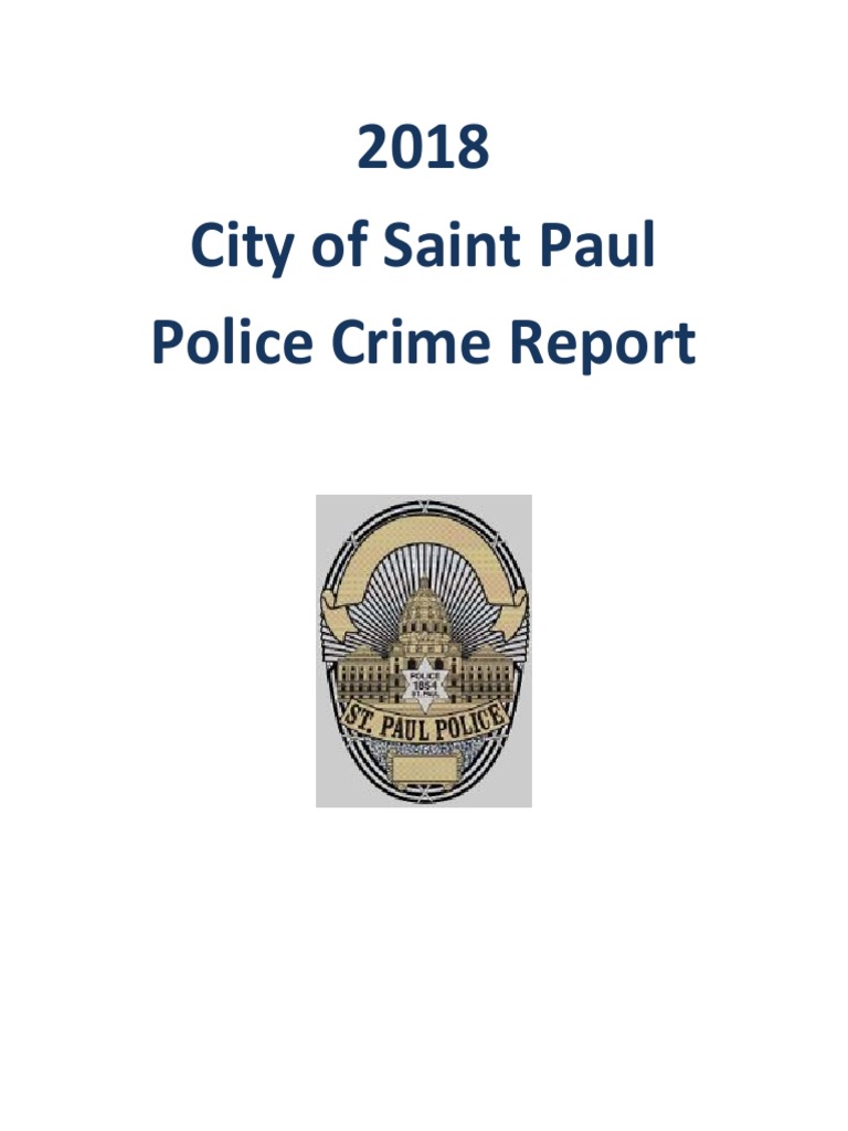 2018 CrimeReport 0 PDF Uniform Crime Reports Burglary