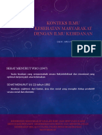 Konteks Ilmu Kesehatan Masyarakat Dengan Ilmu Kebidanan