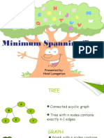 Minimum Spanning Tree: Presented By: Hinal Lunagariya