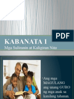 Kabanata 1 Mga Suliranin at Kaligiran NG Pag-Aaral