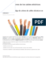 ▷ Código de Colores de Cables Eléctricos en Perú