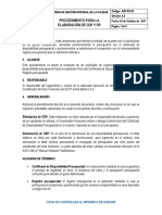 AGF PD 02 Procedimiento para La Elaboración de CDP y RP v3.0