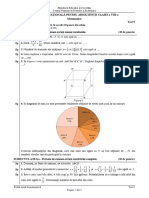 ENVIII Matematica 2020 Test 09