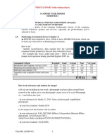 Guidelines For Written Individual Assignment