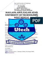 University in Kolkata, West Bengal: Maulana Abul Kalam Azad University of Technology
