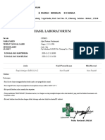 Surat Keterangan Swab Antigen