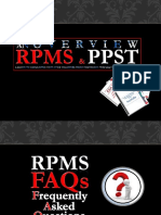 RPMS - PPST Overview