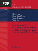 LMI Approach To Analysis and Control of Takagi-Sugeno Fuzzy Systems With Time Delay