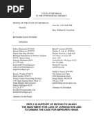 Snyder - Reply Brief - Motion - District Court
