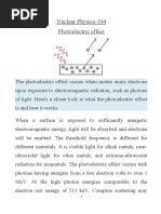 Nuclear Physics-104 Photoelectric Effect