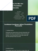 Landasan, Visi Misi Dan Tujuan Pendidikan Pancasila