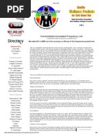 Consolidated Annotated Frequency List: We Make NO CLAIMS As To The Accuracy or Efficacy of The Frequencies Posted Here!