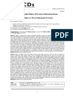 Epidemiologi Penyakit Rabies Di Provinsi Kalimantan Barat Epidemiology of Rabies in West Kalimantan Province