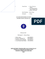 Praktikum Teknik Irigasi - Siang - Analisis Sistem Irigasi Tetes Green House Cikabayan - Kelompok 3