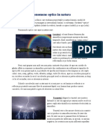 Fenomene Optice in Natura