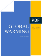 Global Warming: Tania Milagros Delgado Choqque