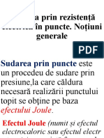 Sudarea Prin Rezistenţă Electrică În Puncte