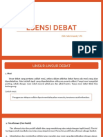 Materi Ab1 K2. Esensi Debat