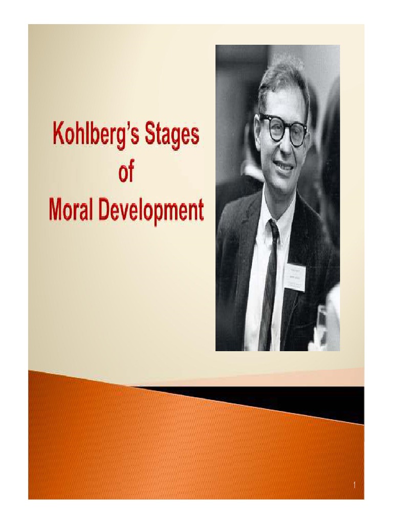 01 Kohlberg S Stages of Moral Development PDF Morality Applied