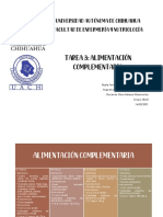 Tarea 3: Alimentación Complementaria: Universidad Autónoma de Chihuahua Facultad de Enfermería Y Nutriología