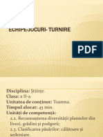 Tehnica Ecipe Jocuri Turnire Gr. 401