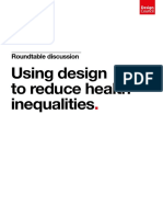 Using design to reduce health inequalities roundtable discussion