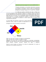 Clacificacion de Los Productos Quimicos Segun La Norma Nfpa704